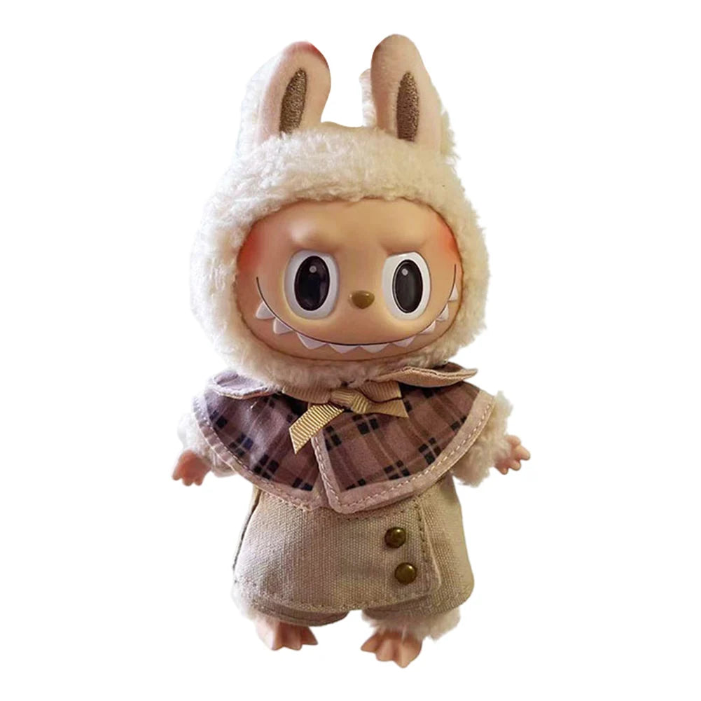 Mini Labubu Dolls Outfit Clothes Accessories without Doll