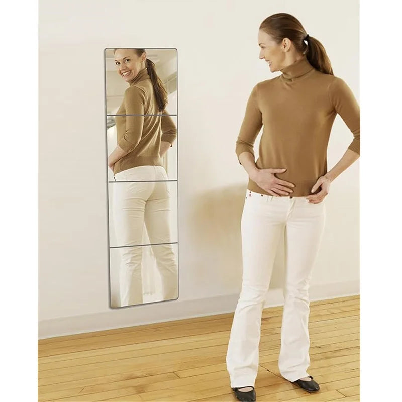 Acrylic 3D Self-adhesives Mirror Sheet Wall Sticker
