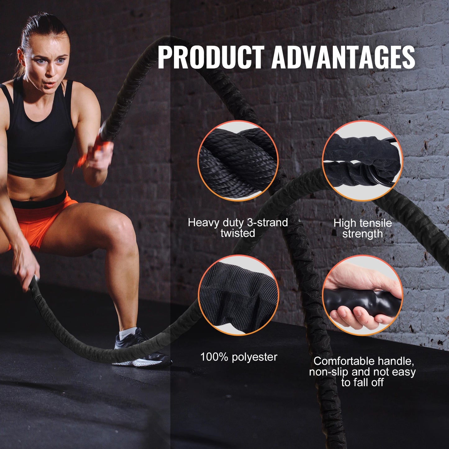 Battle Rope Exercise Equipment