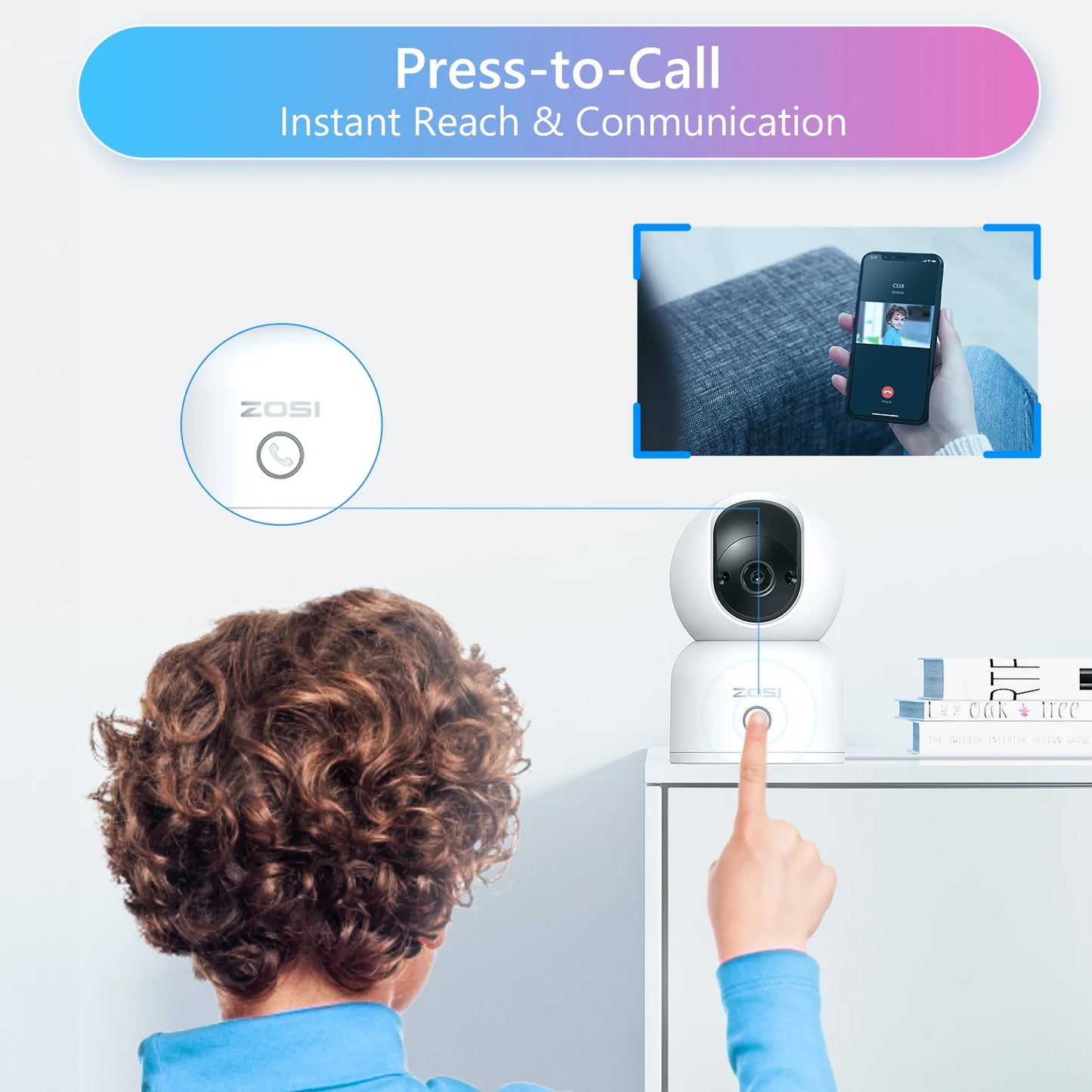Indoor Pan/Tilt Smart Security Camera