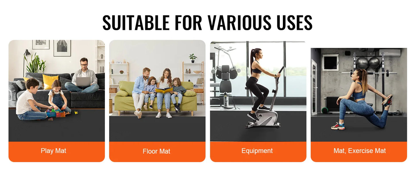 Exercise Mat Non Slip High Density Premium Yoga Mat