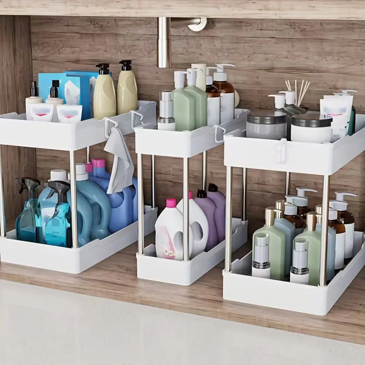 Bathroom Sink Organizer Storage Rack