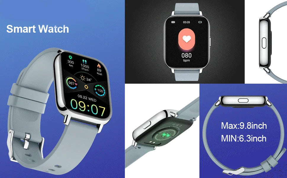 Fitness Watch Heart Rate Monitor/Pedometer/Sleep Monitor.