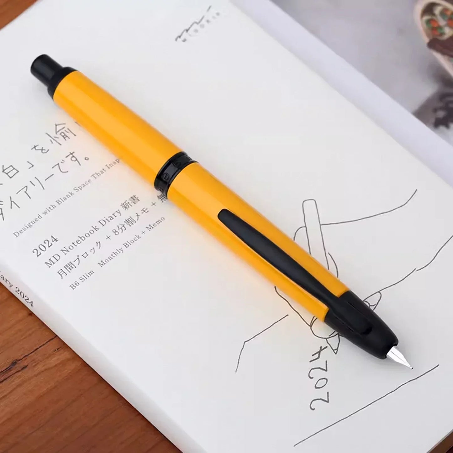 Press Fountain Pens Retractable Nibs
