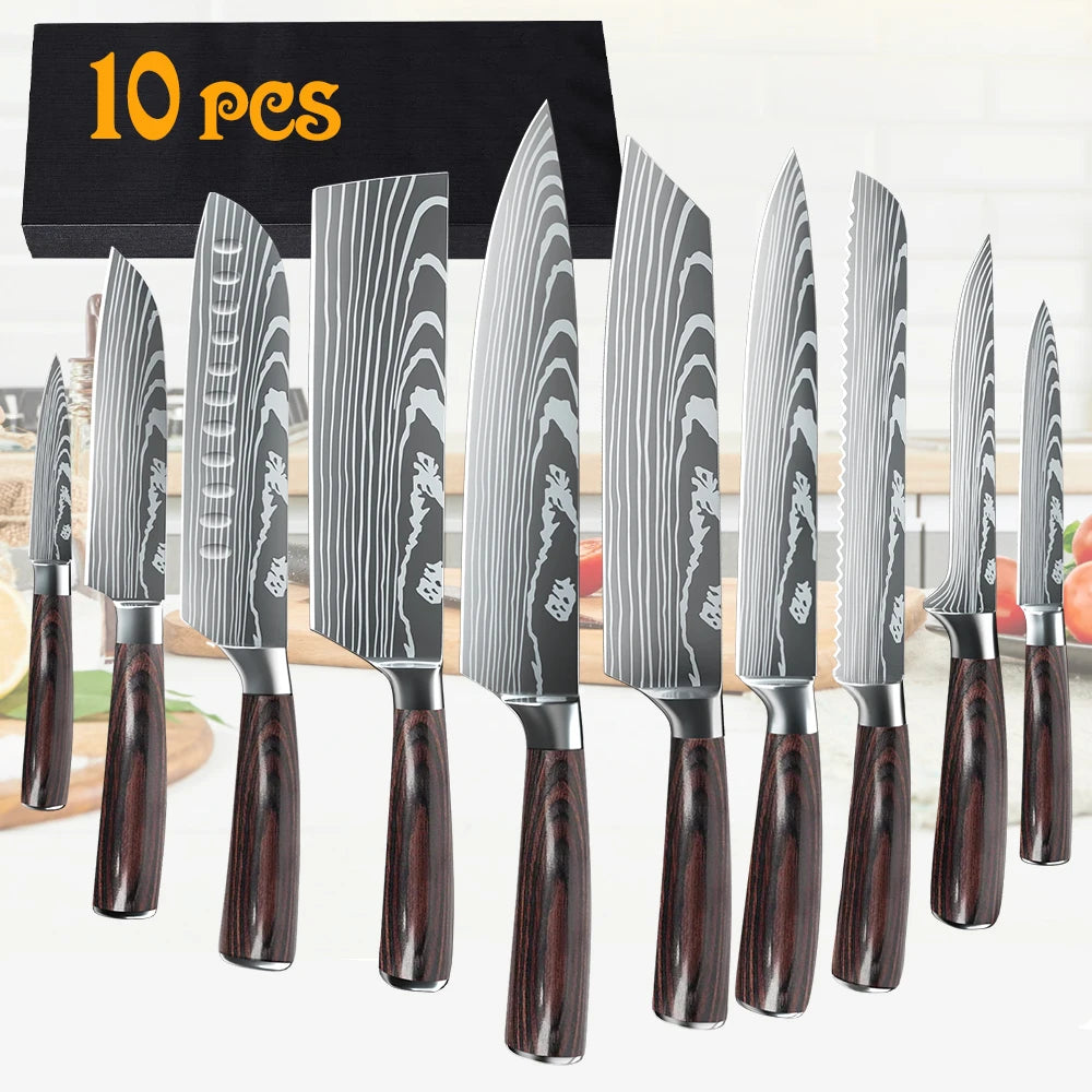 Japanese Kitchen Knives Set