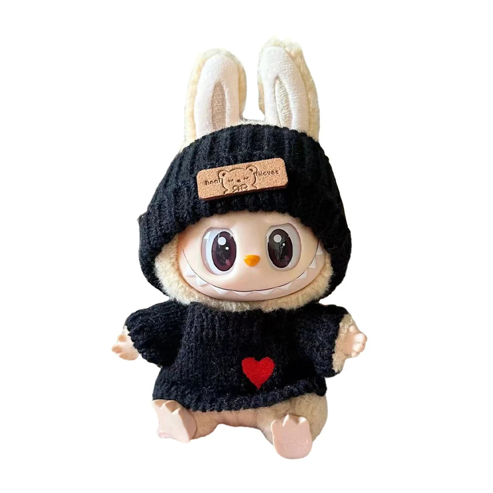 Mini Labubu Dolls Outfit Clothes Accessories without Doll