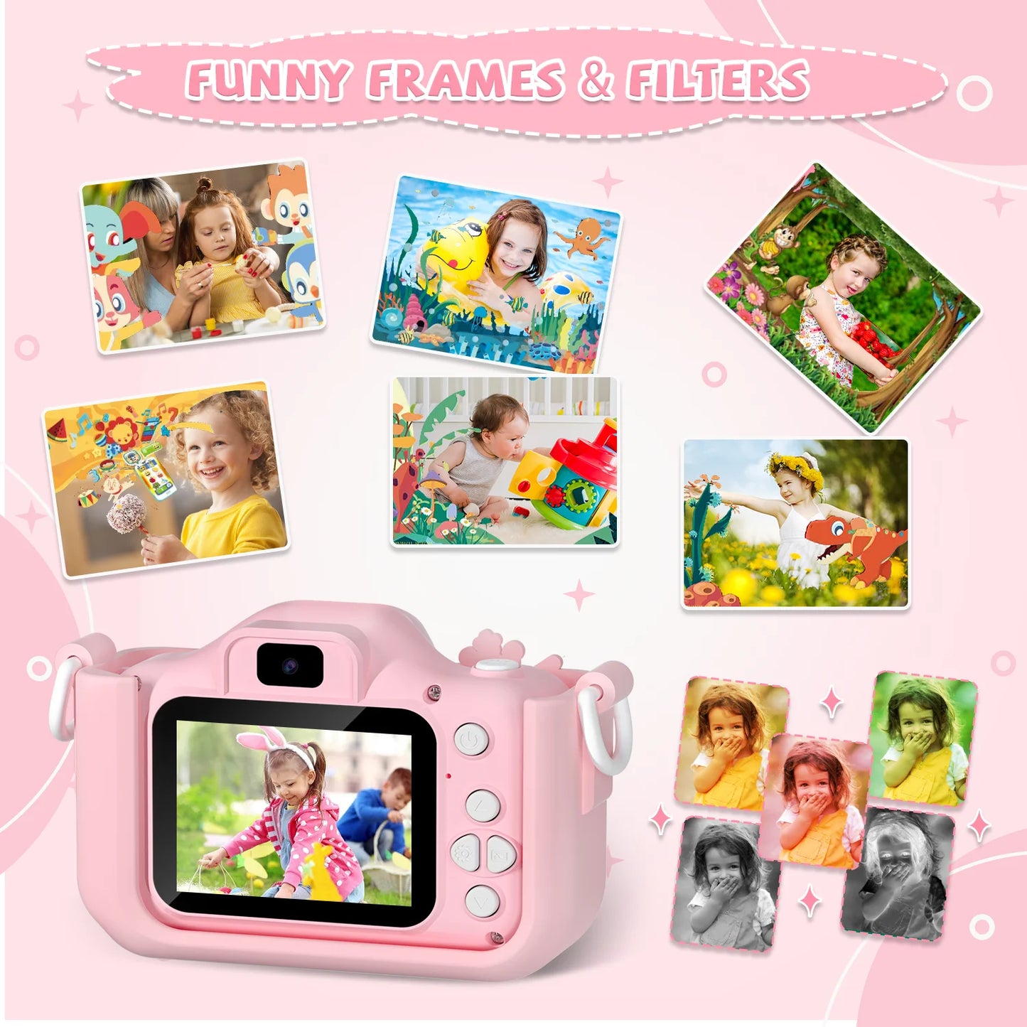 Kids Camera, Digital Video with Silicone Case