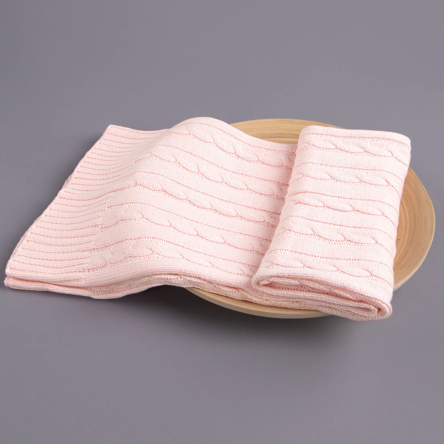 Cable Knit Baby Blanket