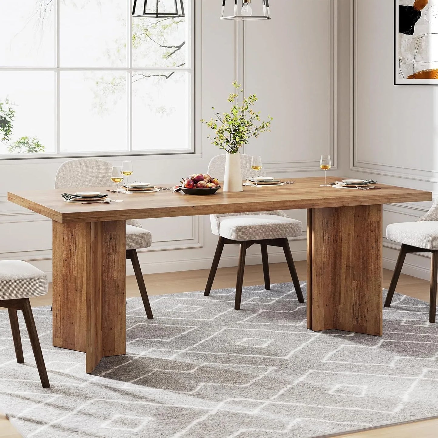 Dining Table with Large Tabletop