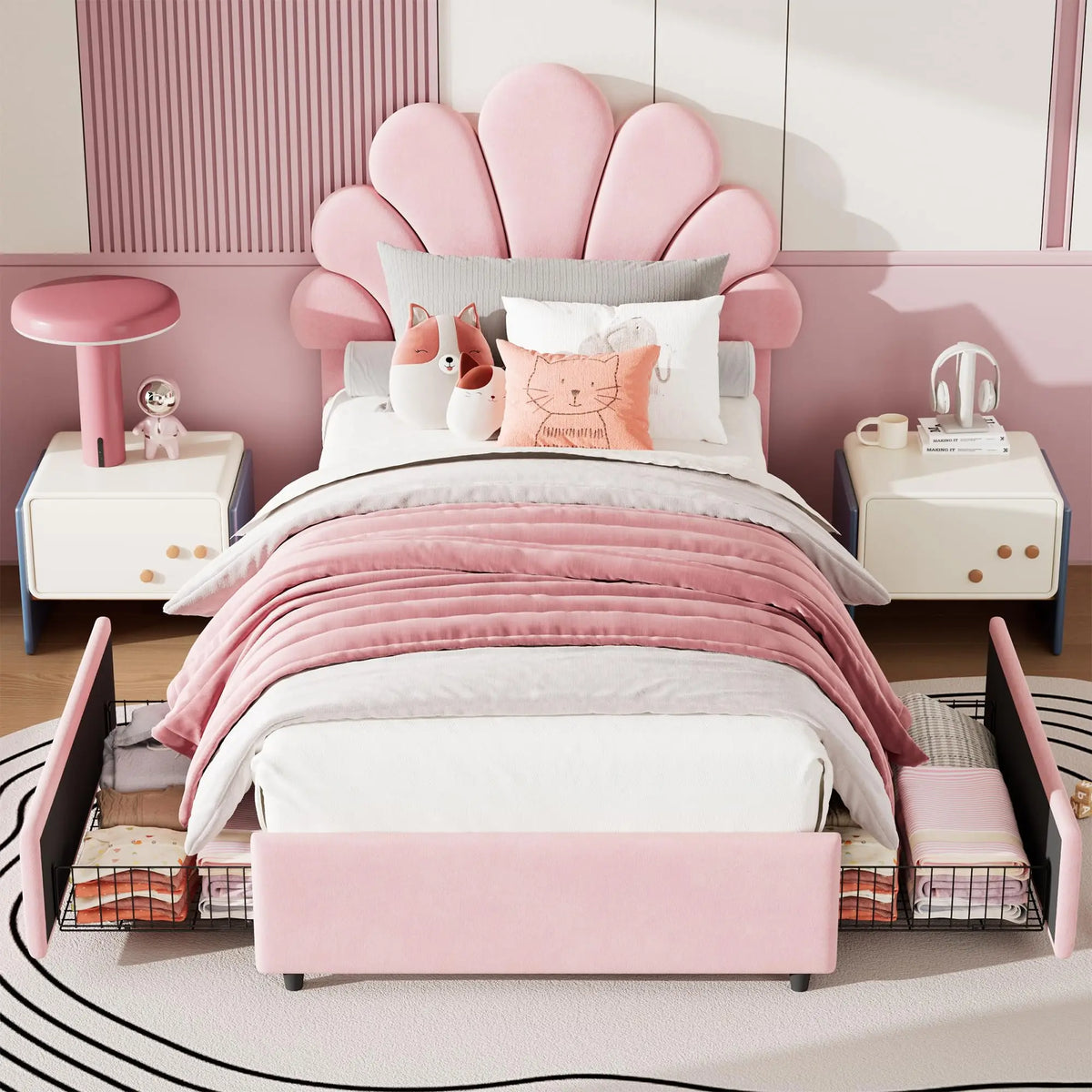 Upholstered Platform Bed