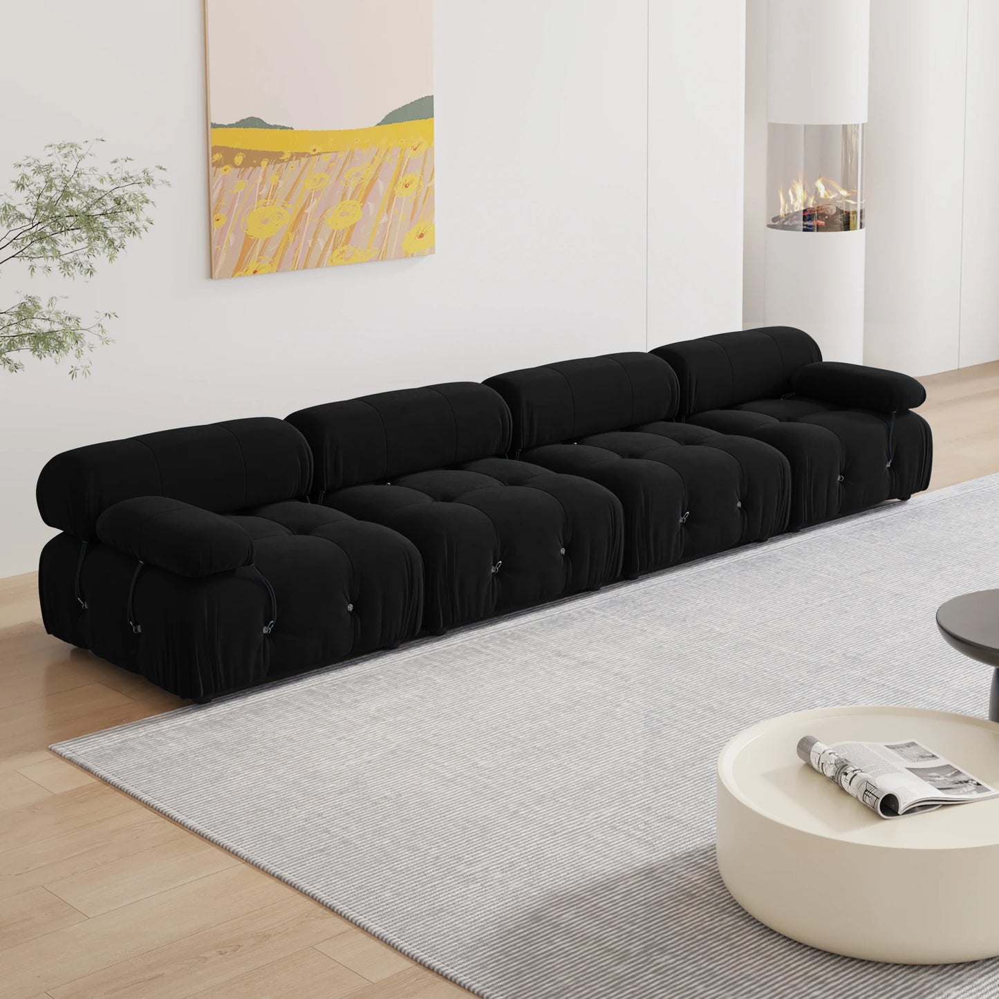 Living Room Ottomans Comfortable Lounge Couch Sofas Sets