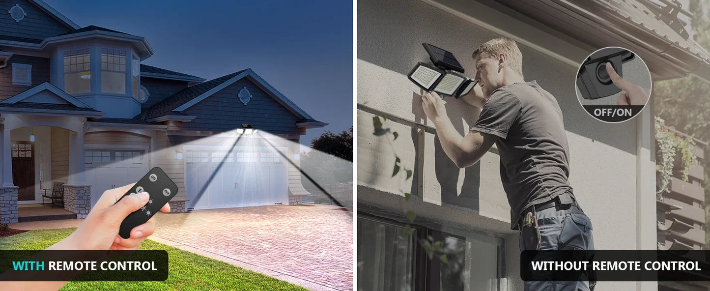 Outdoor Solar LED Lights with Sensors