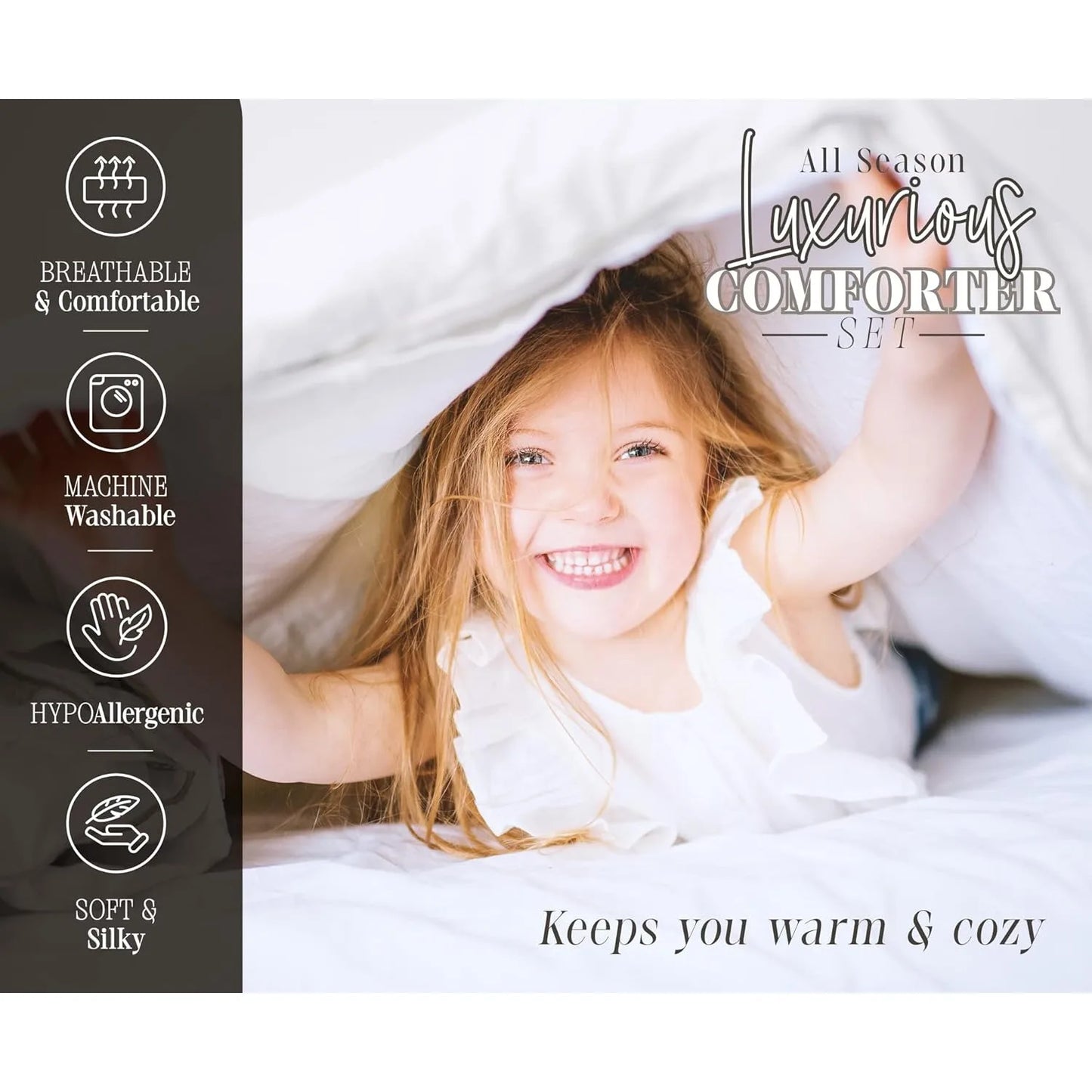Multi-Ruffle Comforter Set