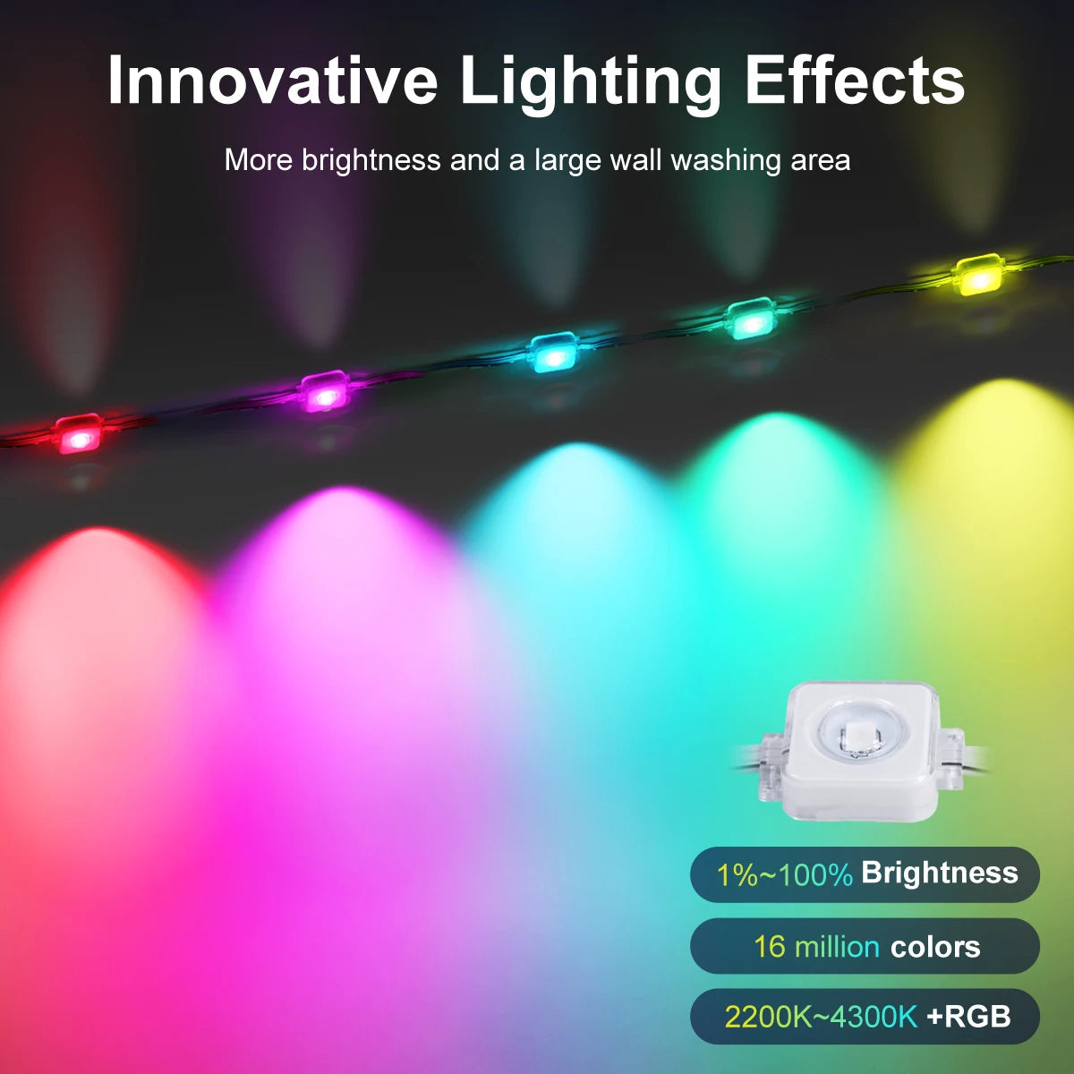 Patio Permanent Outdoor Smart RGB Lights