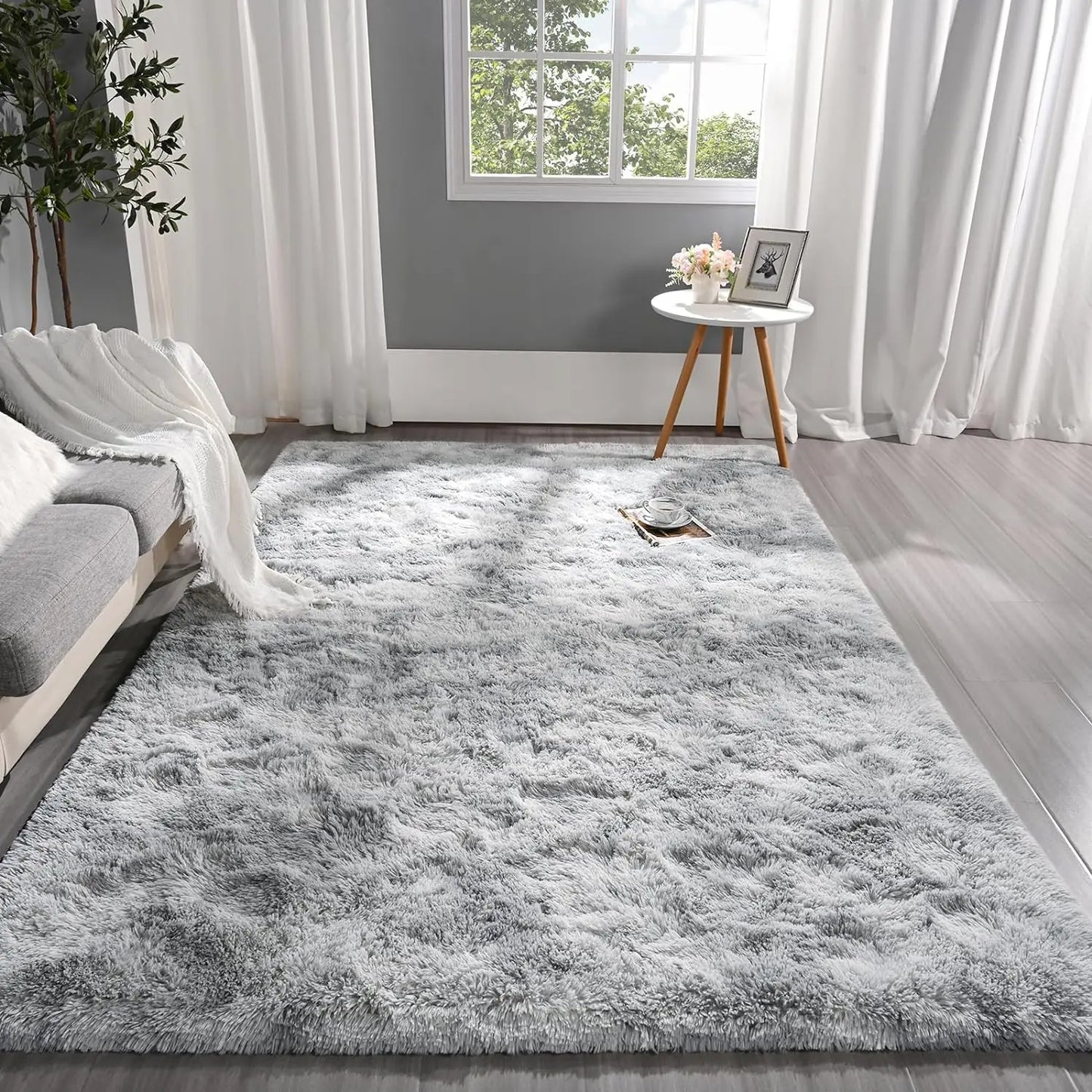 Fluffy Rugs Non Slip Rugs for Hardwood Floors Room Decor