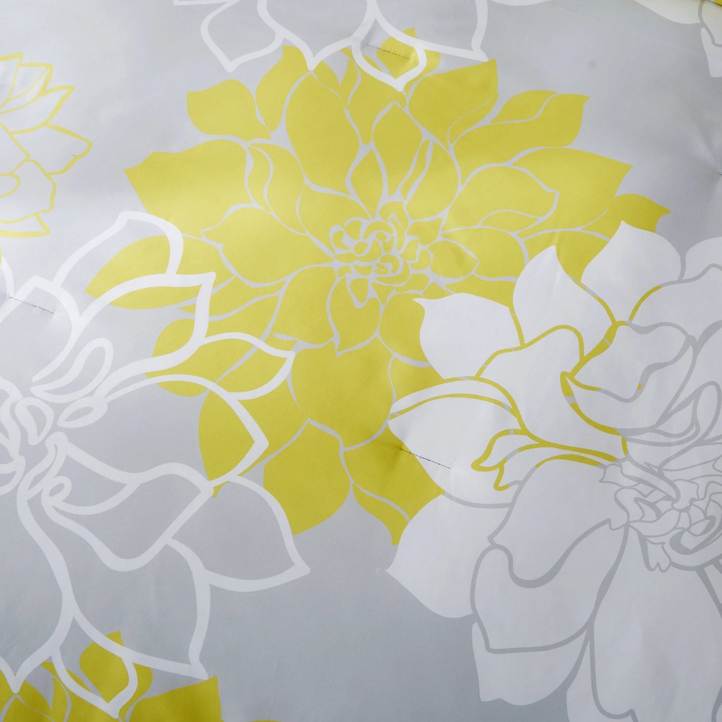 Reversible Botanical Flowers Comforter Set