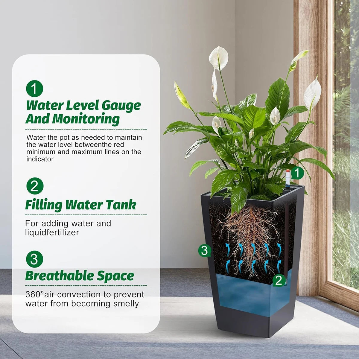 Rectangular Planters Set