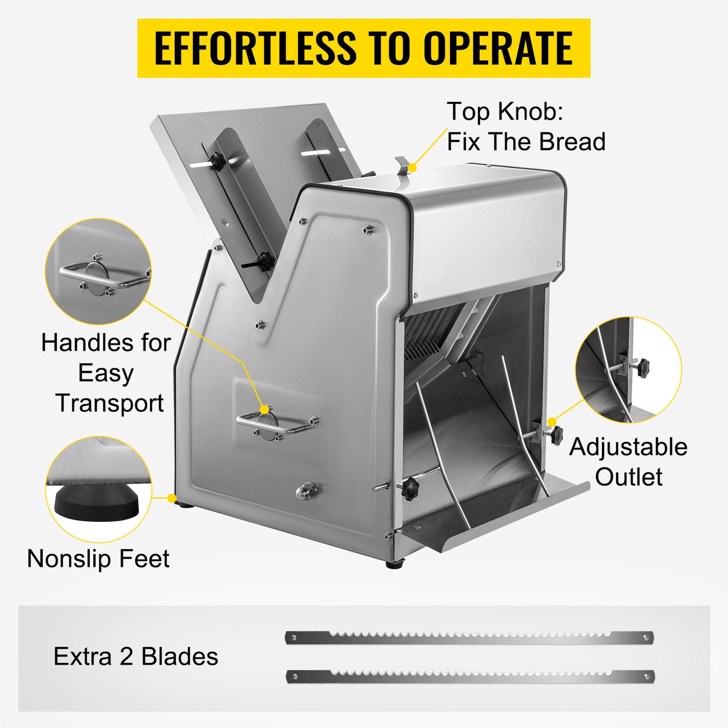 Kitchen Appliance Bread Slicer Machine Toast Processor
