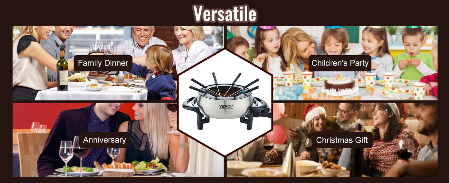 Chocolate Cascade Melting Pot Fondue Set