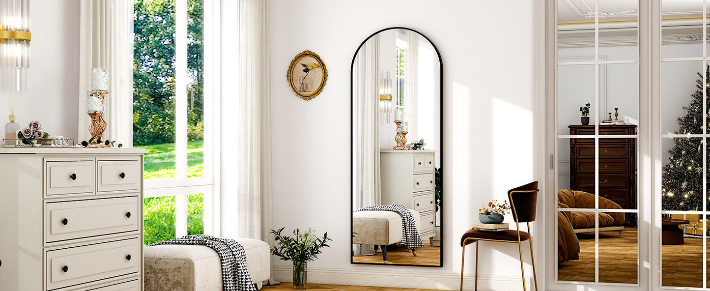Full Length Mirror - Aluminum Alloy Frame Full Body Mirror