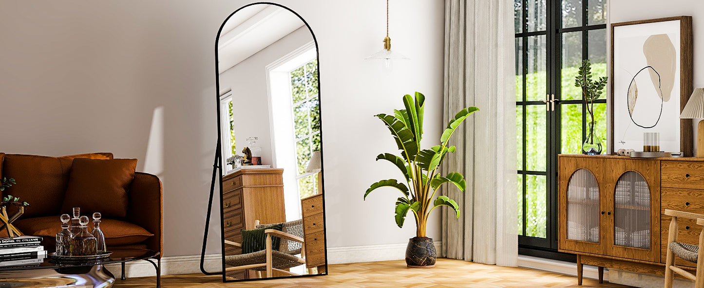 Full Length Mirror - Aluminum Alloy Frame Full Body Mirror
