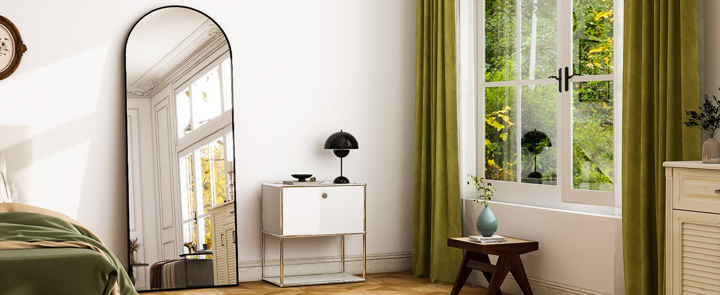 Full Length Mirror - Aluminum Alloy Frame Full Body Mirror