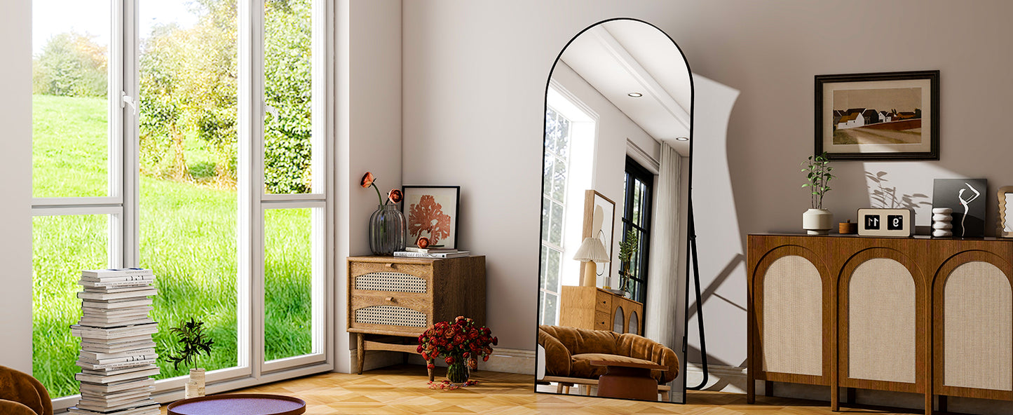 Full Length Mirror - Aluminum Alloy Frame Full Body Mirror
