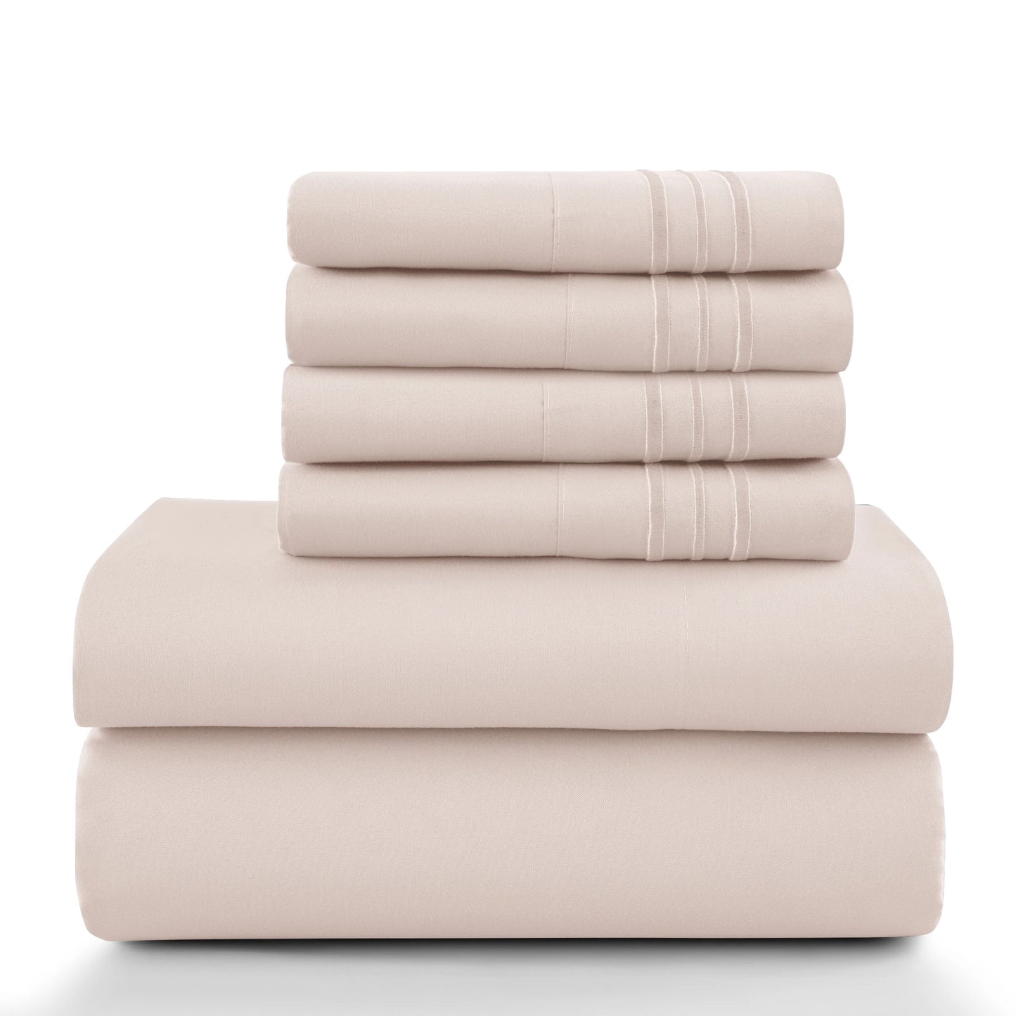 Solid Sheet Set – Brushed Microfiber with Deep Pockets