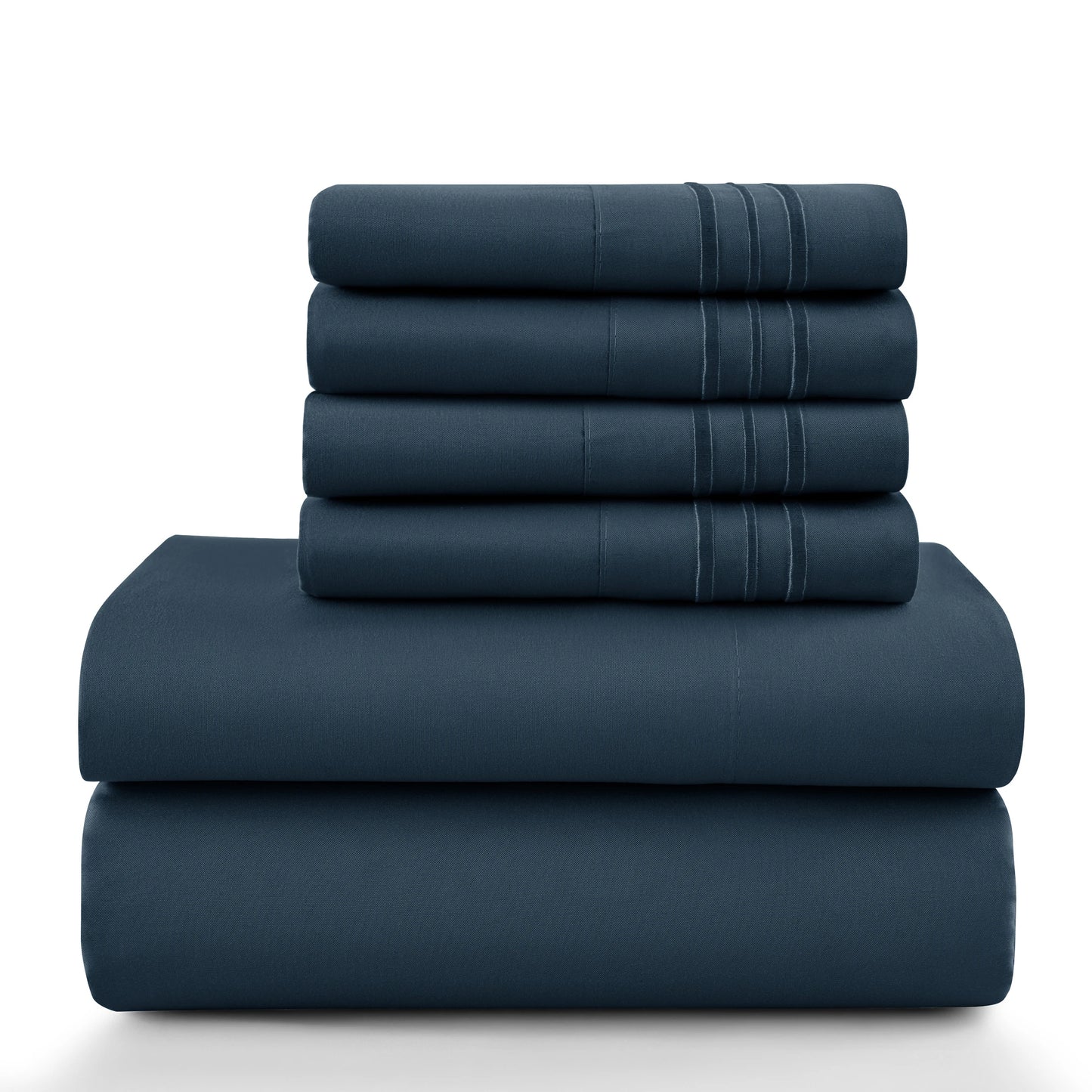 Solid Sheet Set – Brushed Microfiber with Deep Pockets