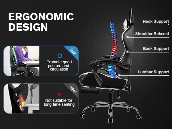 Lumbar Support with Footrest
