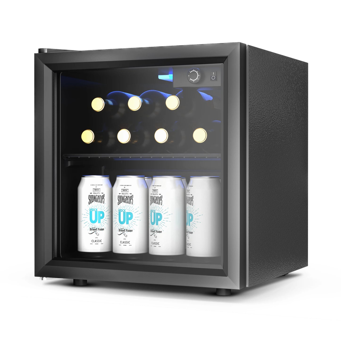 Mini Fridge with Adjustable Shelves