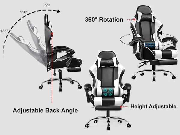 Lumbar Support with Footrest