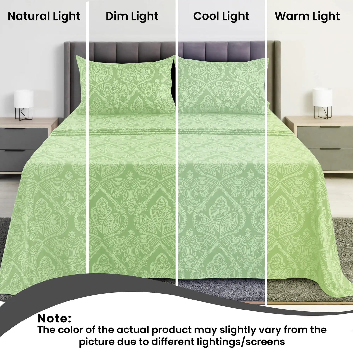 Lux Decor Paisley Bed Sheet Set