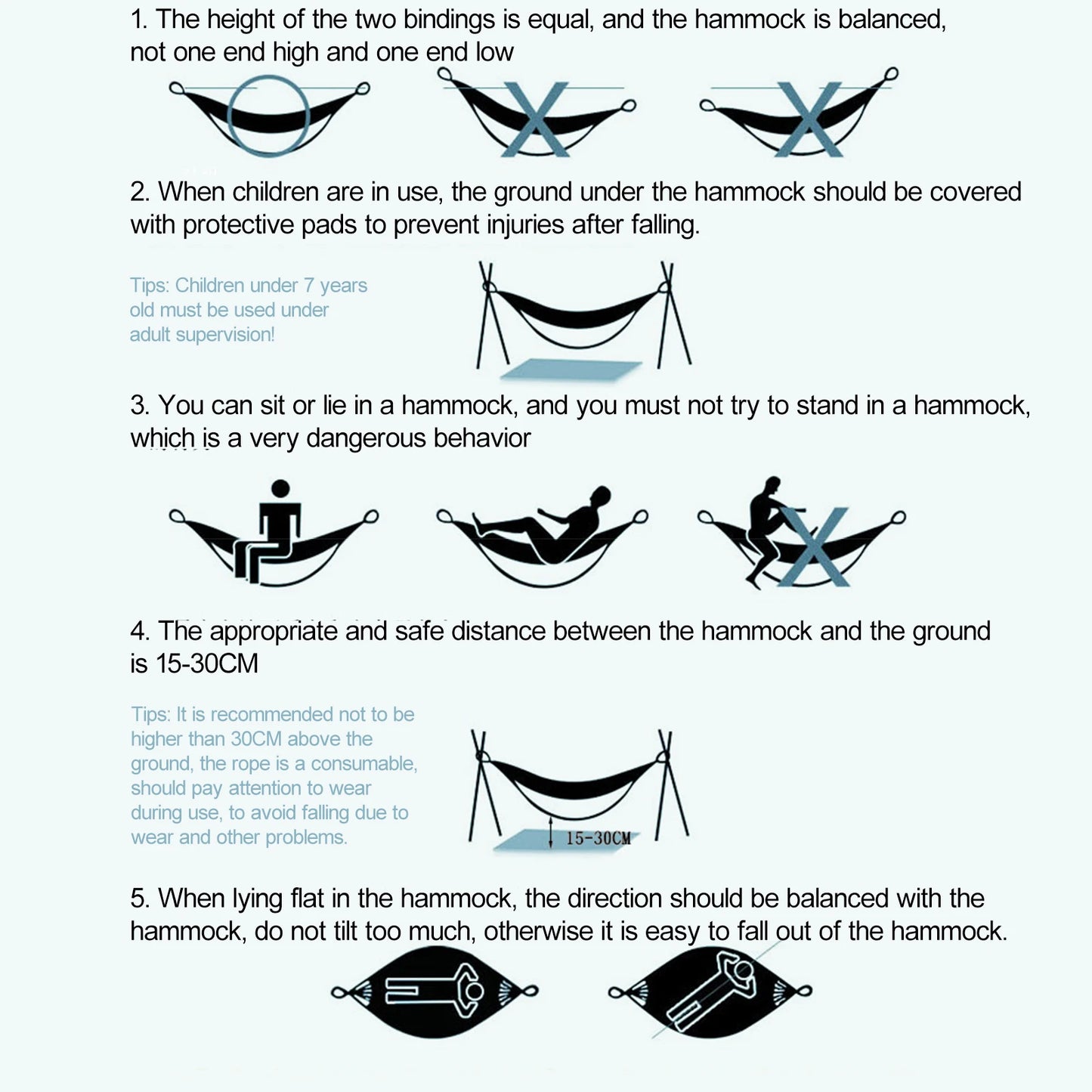 Hammock With Adjustable Stand with Storage Bag