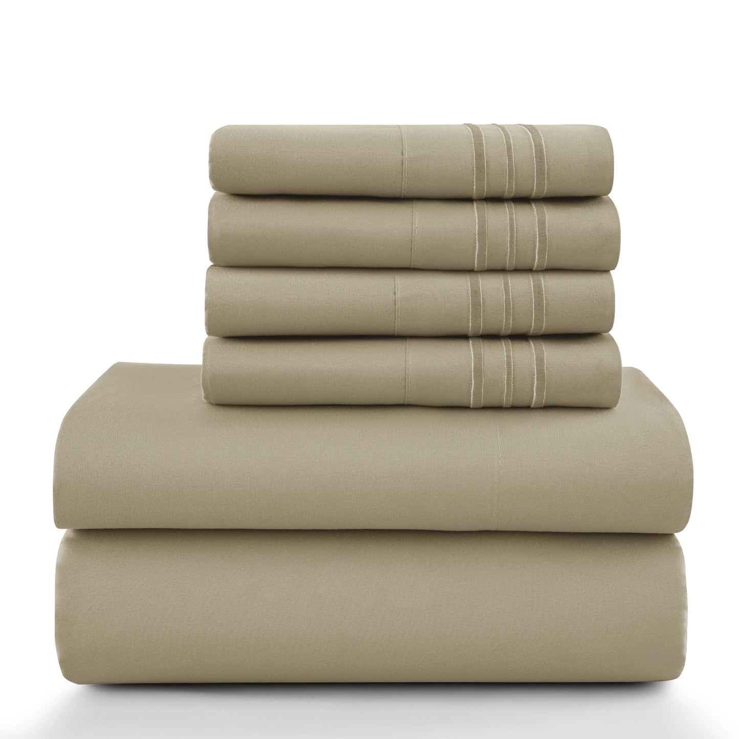 Solid Sheet Set – Brushed Microfiber with Deep Pockets