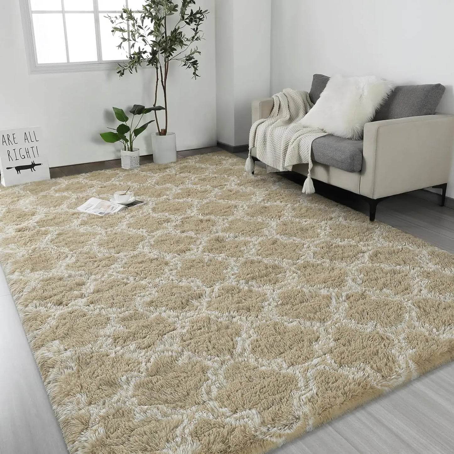 Soft Plush Fluffy Carpets/Rugs