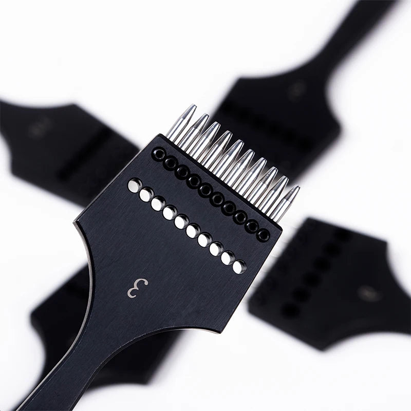 Iron Removable Round Hole Punch Leather Craft Chisel DIY Leather Tools