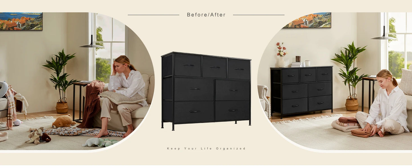 Bedroom Dresser/Drawers Organizer/Chest Furniture
