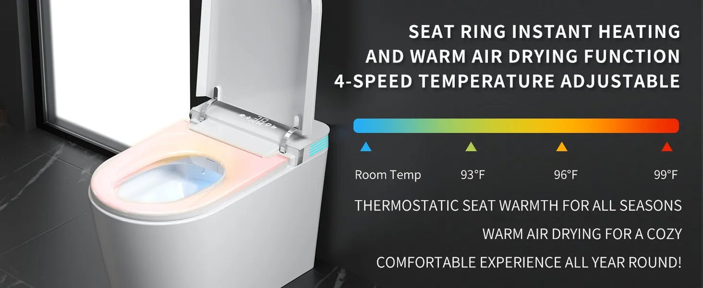 One Piece Bidet with 80MM Heated Seat