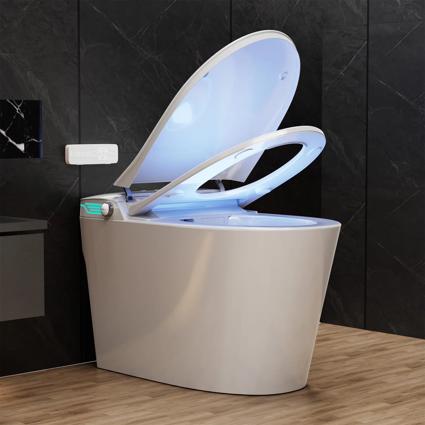 Smart Toilet with Bidet Built In with Voice Control