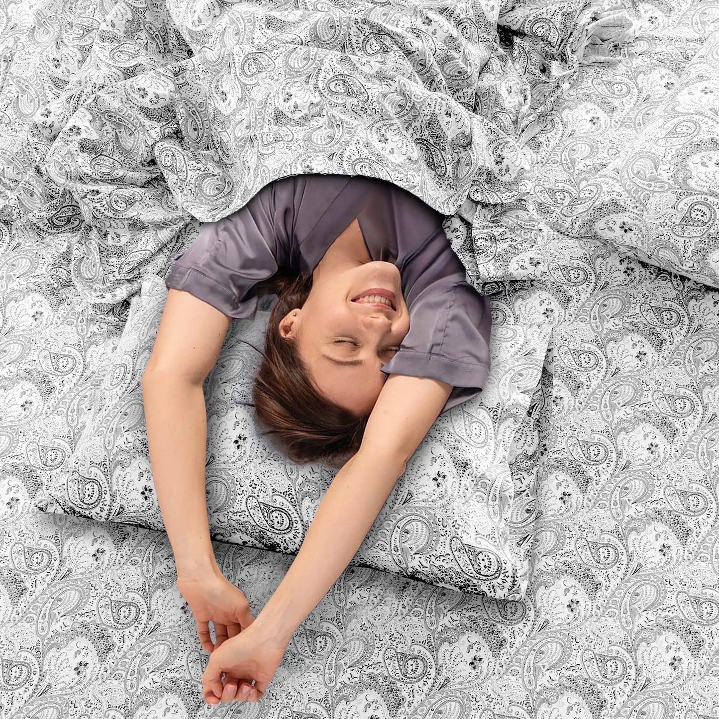 Lux Decor Paisley Bed Sheet Set