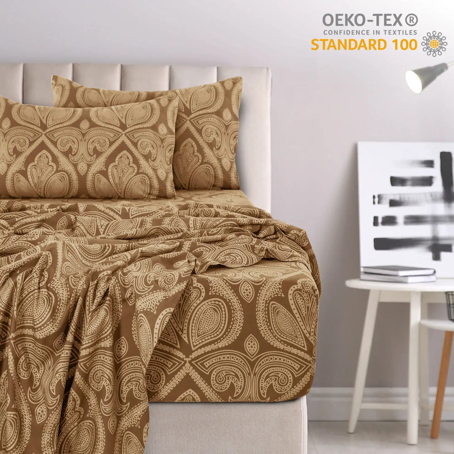 Lux Decor Paisley Bed Sheet Set