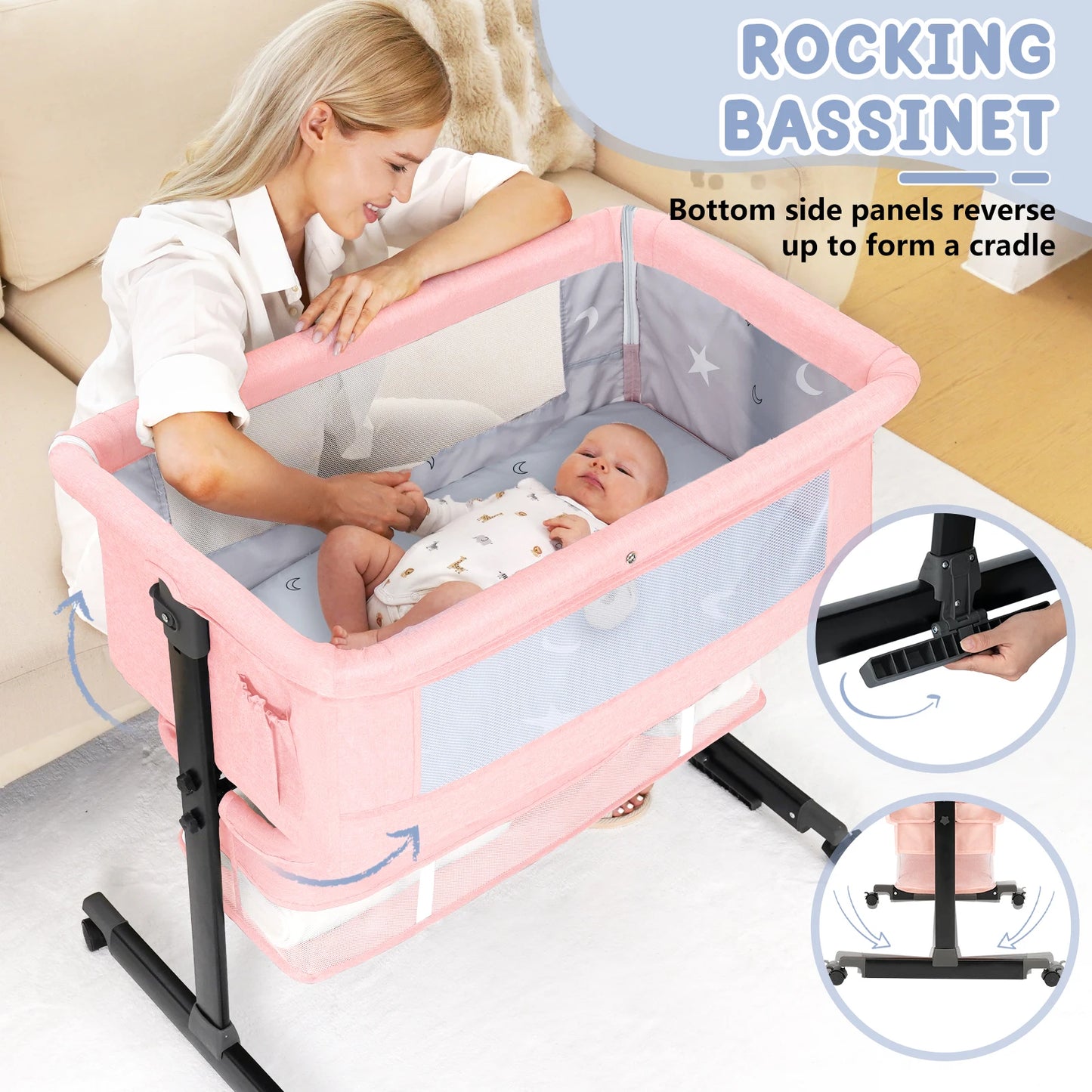 Foldable Portable Baby Bassinet