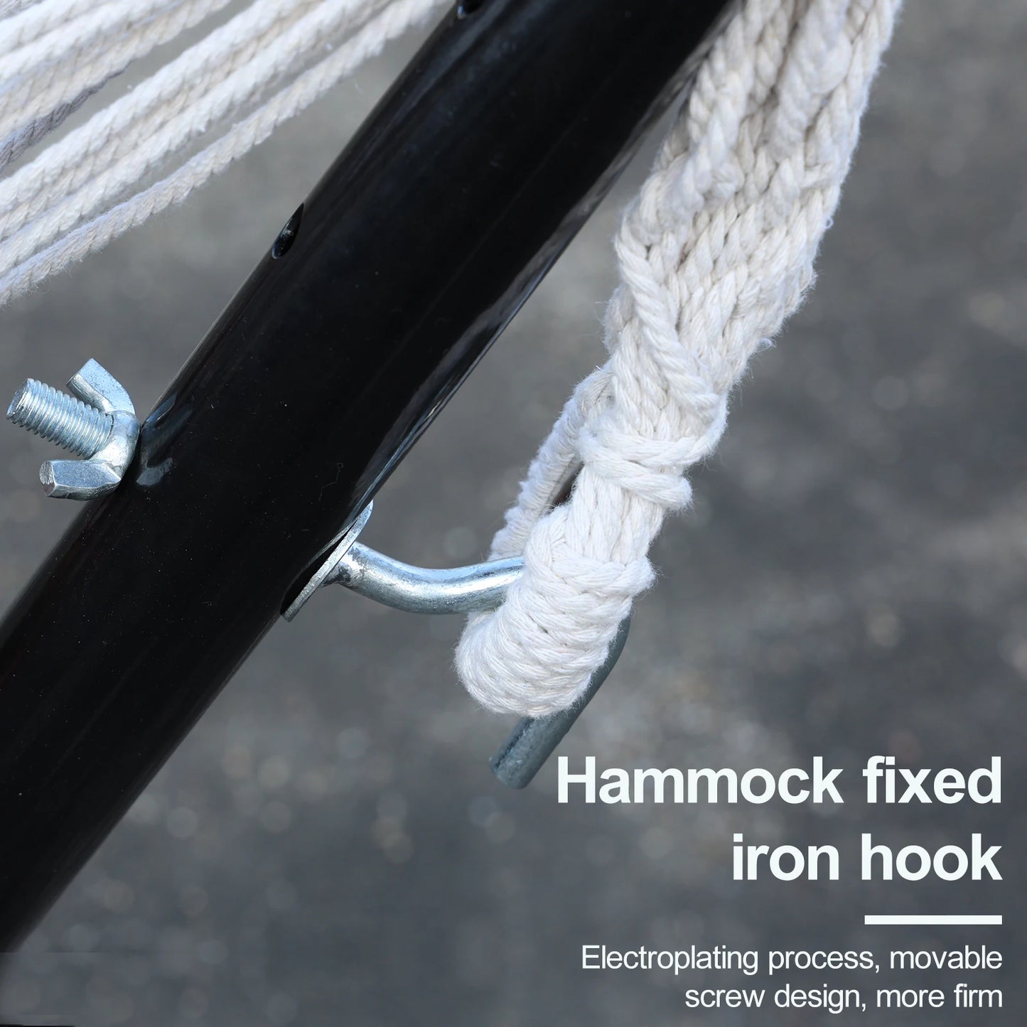 Hammock With Adjustable Stand with Storage Bag