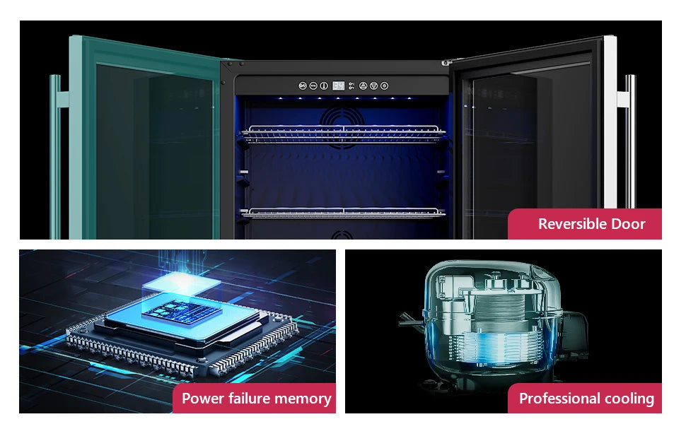 Beverage Refrigerator with Built-in Beverage Cooler