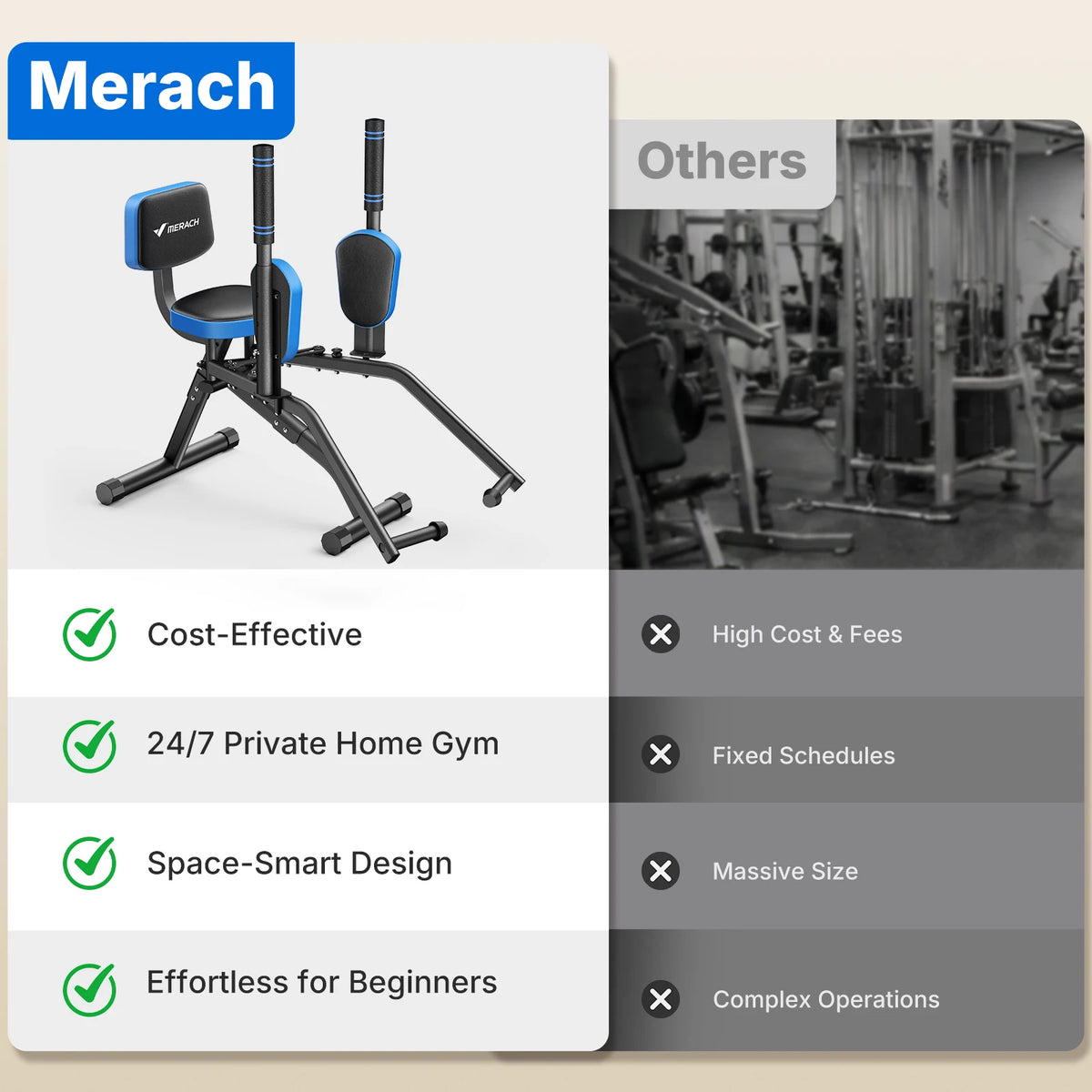 Toning Leg Trainer Adjustable Resistance Glute & Outer Thigh Workout