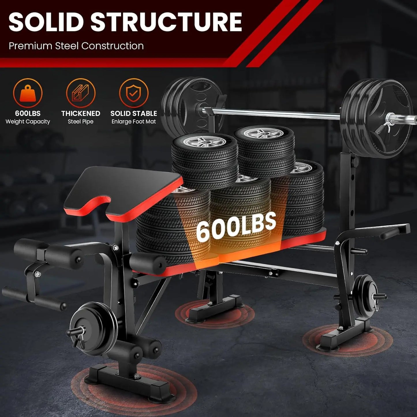 Incline Strength Training Workout with Bench Set