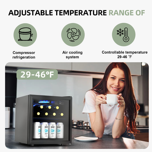 Mini Fridge  Beverage Refrigerator Cooler