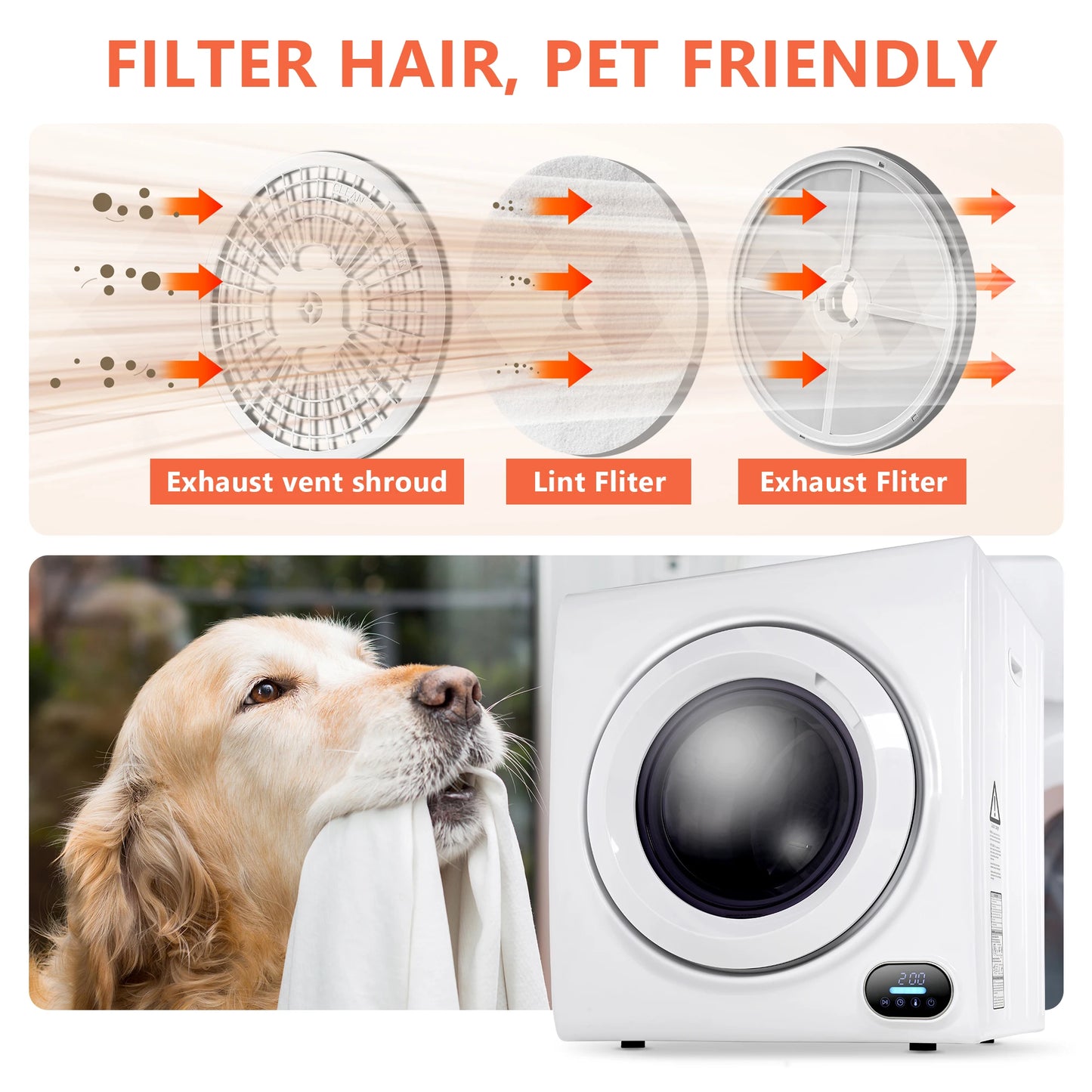 Compact Laundry Dryer