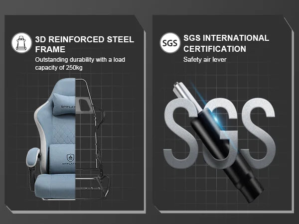 Gaming Chair with Pocket Spring Cushion and Ergonomic Office Chair